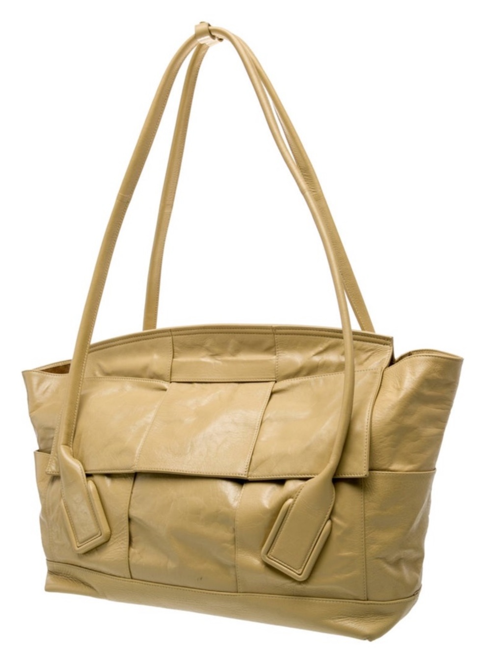 Bottega Veneta tapioca lambskin arco maxi slouch bag retail $5000 - Picture 7 of 11